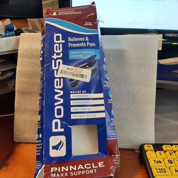 NEWBOX PowerStep Pinnacle Maxx Support Cushion Removable Sz L WMN8-8.5/12-12.5 - Picture 2 of 4